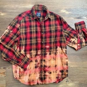 Faded Glory Distressed Flannel - Size Small​